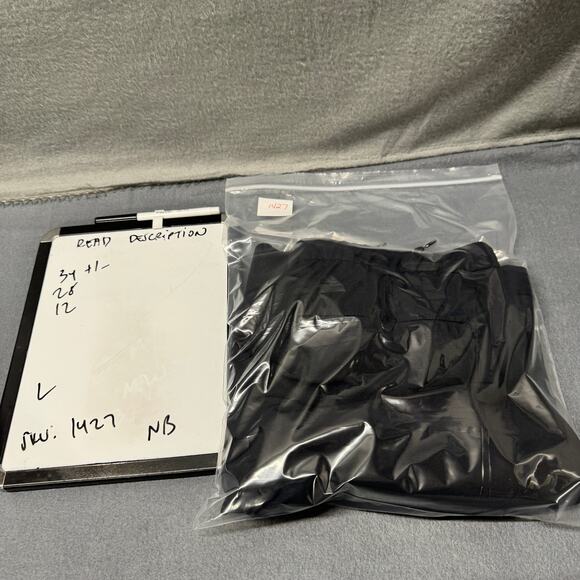 Projek Raw Pants Mens Large Dark Navy Blue Tech Joggers + Pockets 28" Inseam - Picture 9 of 9